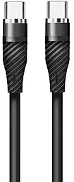 Кабель Walker C735 USB Type-C - Type-C 65w 3.25a 2м PD cable Black - фото Кабель Walker C735 USB Type-C - Type-C 65w 3.25a 2м PD cable Black