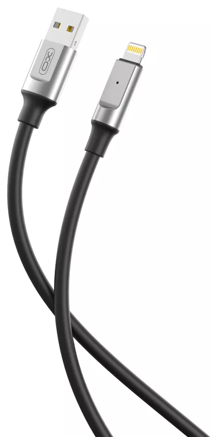 Кабель XO NB251 USB-A - Lightning 12w 6a 1м cable Black - фото 2