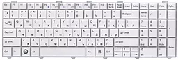 Клавіатура для ноутбуку Fujitsu LifeBook A530 A531 AH512 AH530 AH531 NH751 CP515525-01 біла