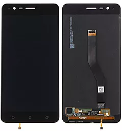 Дисплей Asus ZenFone 3 Zoom ZE553KL (Z01HD, Z01HDA) с тачскрином, оригинал, Black