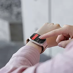 Змінний ремінець для розумного годинника Skin Silicone Magnetic Watch Band для Apple Watch 42/44/45/49mm Pink (MAW245078PK22) - мініатюра 8