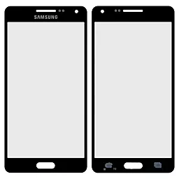 Корпусное стекло дисплея Samsung Galaxy A5 A500F, A500FU, A500H, A500M 2015 (с OCA пленкой) Black