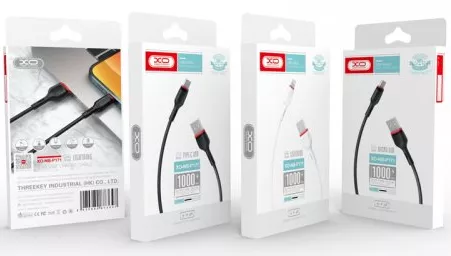 Кабель XO NB-P171 Bowling USB-A - Type-C 12w 2.4a 1м cable White - фото 2