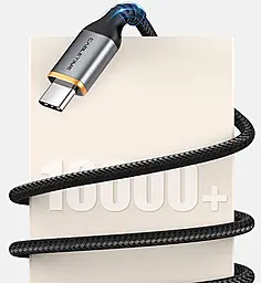 Кабель Cabletime USB-A - Type-C 15w 3a 1.5м cable black (CA30J) - миниатюра 4 Кабель Cabletime USB-A - Type-C 15w 3a 1.5м cable black (CA30J) - миниатюра 4
