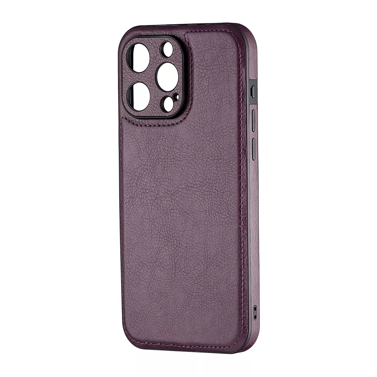 Чехол Jinduka Leather Protected Camera для Apple iPhone 15 Pro Max Purple - фото 1