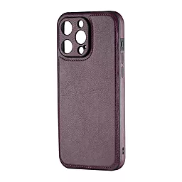 {"ru": "Чехол", "uk": "Чохол"} Jinduka Leather Protected Camera для Apple iPhone 15 Pro Max Purple