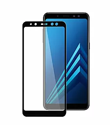 Защитное стекло Walker Full Glue Samsung A730 Galaxy A8 Plus 2018 Black