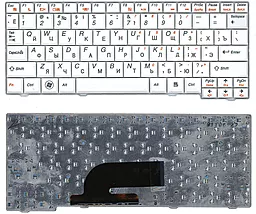 Клавиатура для ноутбука Lenovo IdeaPad S10-2 S10-3C 000248 белая
