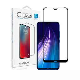 Защитное стекло ACCLAB Full Glue Xiaomi Redmi Note 8 Black (1283126508752)