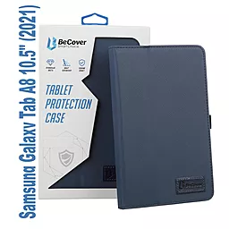 Чехол для планшета BeCover Slimbook для Samsung Galaxy Tab A8 10.5" (2021) SM-X200/SM-X205 Deep Blue (707978) - фото Чехол для планшета BeCover Slimbook для Samsung Galaxy Tab A8 10.5" (2021) SM-X200/SM-X205 Deep Blue (707978)