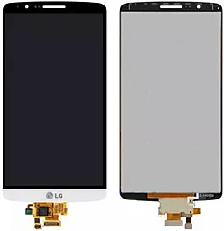 Дисплей LG G3 з тачскріном, оригінал, White - фото Дисплей LG G3 з тачскріном, оригінал, White