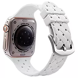 Сменный ремешок для умных часов Apple Watch Grid Weave 42/44/45/49mm White