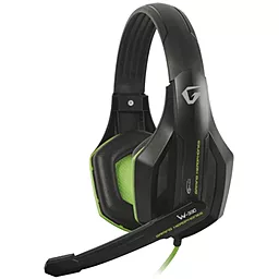 Наушники Gemix W-330 Black/Green - фото Наушники Gemix W-330 Black/Green