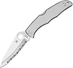 Нож Spyderco Endura 4 Steel Handle (C10S) серрейтор - фото Нож Spyderco Endura 4 Steel Handle (C10S) серрейтор