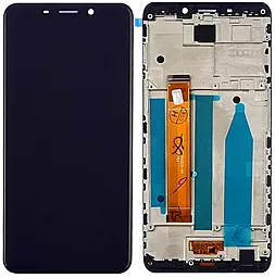 Дисплей Meizu M6s (M712) з тачскріном і рамкою, оригінал,  Black