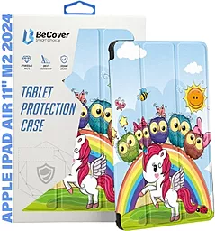 Чехол для планшета BeCover Smart Case для Apple iPad Air 11" M2 2024, M3 2025 Friends Unicorn (711603) - фото Чехол для планшета BeCover Smart Case для Apple iPad Air 11" M2 2024, M3 2025 Friends Unicorn (711603)