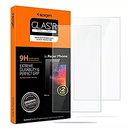 Защитное стекло Spigen 2 Packs Razer Phone Clear (S04GL23063)