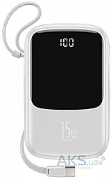 Повербанк Baseus Qpow 20000 mAh 15W Type-C White (PPQD-G02)