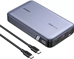 Повербанк Ugreen PB720 25188 USB+2Type-C / 100W 20000mAh / Grey - фото Повербанк Ugreen PB720 25188 USB+2Type-C / 100W 20000mAh / Grey