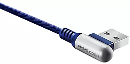 Универсальный кабель Hoco U17 Combo 3-in-1 USB-A to Type-C/Lightning/micro USB 12w 2.4a 1.5м сable Blue - миниатюра 4 Универсальный кабель Hoco U17 Combo 3-in-1 USB-A to Type-C/Lightning/micro USB 12w 2.4a 1.5м сable Blue - миниатюра 4