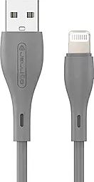 Кабель Jellico A14 USB-A - Lightning 12w 3a 1м cable Gray - фото Кабель Jellico A14 USB-A - Lightning 12w 3a 1м cable Gray
