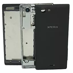 Корпус для Sony ST26i Xperia J Black