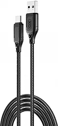 Кабель XO NB235 USB-A - Type-C 12w 2.4a 1м cable Black - фото Кабель XO NB235 USB-A - Type-C 12w 2.4a 1м cable Black