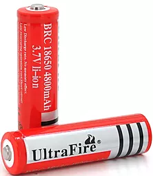 Акумулятор UltraFire Li-ion 18650 4800mAh 3.7V Red (BRC18650) 3.7 V