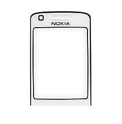 Корпусное стекло дисплея Nokia 6288 (пластик) White