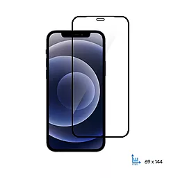 Защитное стекло 2E 2.5D FCFG Apple iPhone 12, iPhone 12 Pro Black (2EIPIP6.1SMFCFGBB)