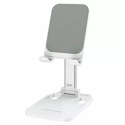 Тримач BOROFONE BH27 Superior folding desktop stand White - фото Тримач BOROFONE BH27 Superior folding desktop stand White