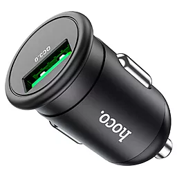 Автомобильное зарядное устройство Hoco Z43 18w QC3.0 car charger black - фото Автомобильное зарядное устройство Hoco Z43 18w QC3.0 car charger black