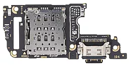 Нижняя плата Vivo V21 5G с разъемом зарядки, Sim-карты и микрофоном - фото Нижняя плата Vivo V21 5G с разъемом зарядки, Sim-карты и микрофоном
