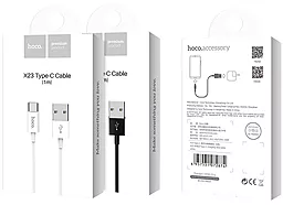 Кабель Hoco X23 Skilled USB-A - Type-C 12w 2.4a 1м cable White - мініатюра 6 Кабель Hoco X23 Skilled USB-A - Type-C 12w 2.4a 1м cable White - мініатюра 6