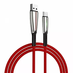 USB Кабель Joyroom Time S-M399 LED 3A 1.5M micro USB Cable Red