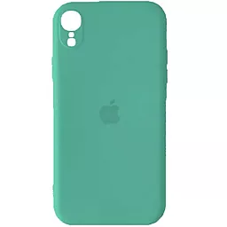 Чехол Silicone Case Full Camera Square для Apple iPhone XR  Denim blue