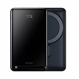 Повербанк Baseus Magnetic Bracket 10000mah 15W PPCX000003 Black - фото Повербанк Baseus Magnetic Bracket 10000mah 15W PPCX000003 Black