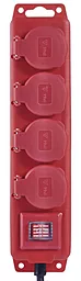Сетевой фильтр (удлинитель) Emos 4роз. 5м Red (P14251)