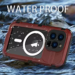 Чехол Shellbox M Waterproof Case with MagSafe для iPhone 14 Red + Black - миниатюра 5
