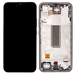 Дисплей Samsung Galaxy A34 A346 5G с тачскрином и рамкой, (TFT, без функции отпечатка пальца), Black