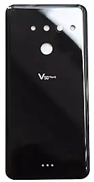 Задняя крышка корпуса LG V50 TinQ 5G Aurora Black - фото Задняя крышка корпуса LG V50 TinQ 5G Aurora Black