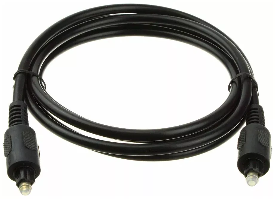 Оптический аудио кабель TCOM Toslink М/М Cable 1.5 black - фото 3