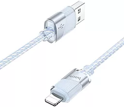 Hoco U132 USB-A - Lightning 12w 2.4a 1.2м cable Sky Blue - мініатюра 3 Hoco U132 USB-A - Lightning 12w 2.4a 1.2м cable Sky Blue - мініатюра 3