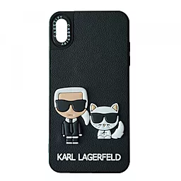 Чохол Karl Lagerfeld для Apple iPhone XS  Black №1