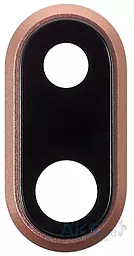 Скло камери Apple iPhone 8 Plus Rose Gold - фото Скло камери Apple iPhone 8 Plus Rose Gold