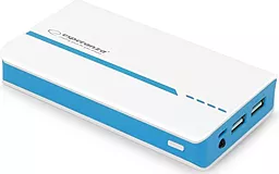 Повербанк Esperanza Atom (EMP107WB) 11000 mAh White-Blue - фото Повербанк Esperanza Atom (EMP107WB) 11000 mAh White-Blue