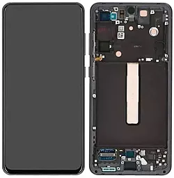 Дисплей Samsung Galaxy S21 FE G990 с тачскрином и рамкой, сервисный оригинал, Graphite
