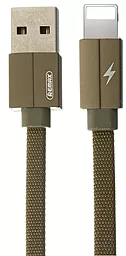Кабель Remax Kerolla USB-A - Lightning 10.5w 1м cable Dark/Green (RC-094i) - фото Кабель Remax Kerolla USB-A - Lightning 10.5w 1м cable Dark/Green (RC-094i)