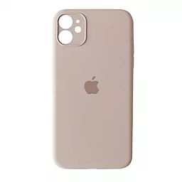 Чохол Silicone Case Full Camera for Apple iPhone 11 Chalk Pink