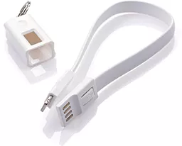 Кабель USB Vinga Short 0.2M Lightning Cable White